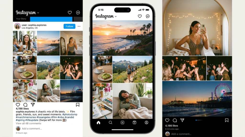 photo dump instagram captions
