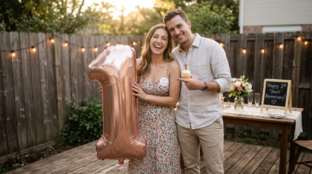 short anniversary caption for couple