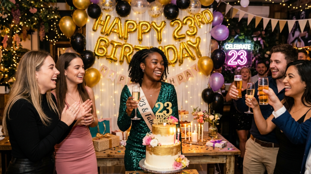 23th birthday caption