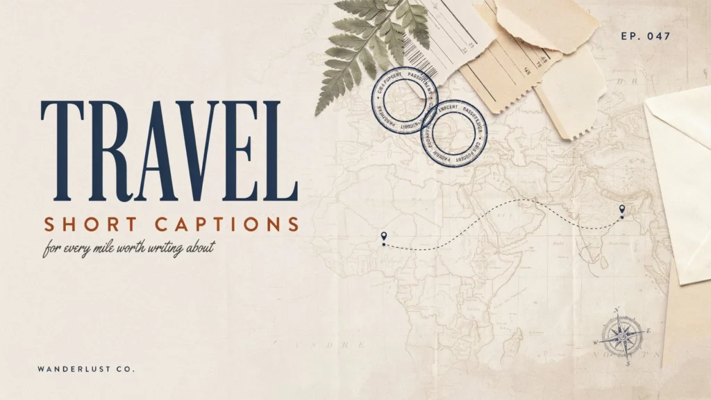 travel short captions for instagram
