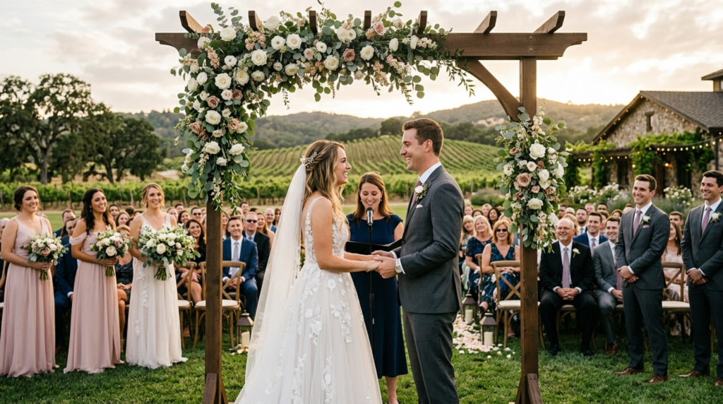 wedding picture captions