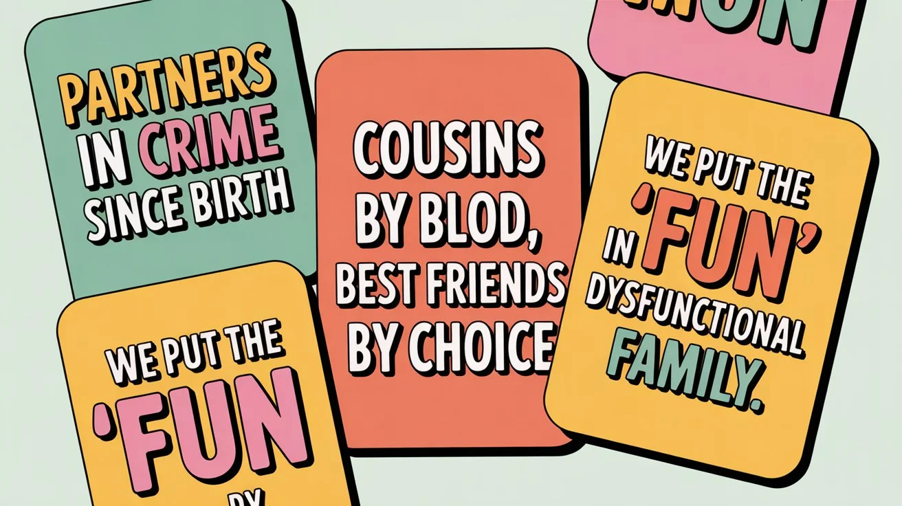 funny cousin captions