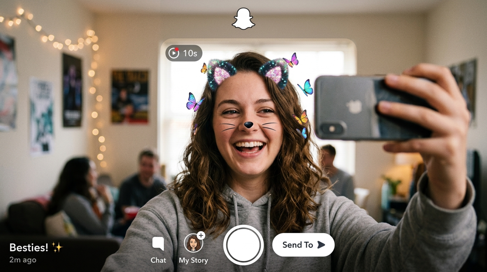 snapchat caption font