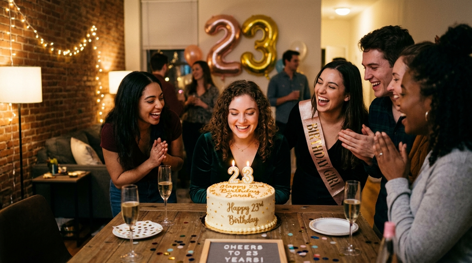 23th birthday caption